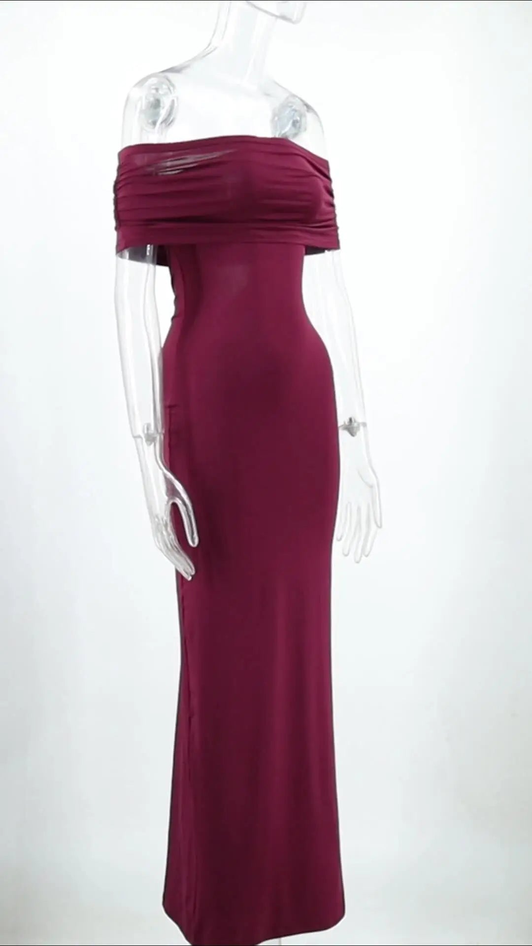 Backless Solid Color Party Beach Dress