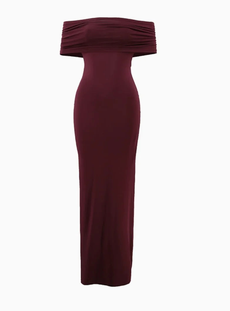 Backless Solid Color Party Beach Dress