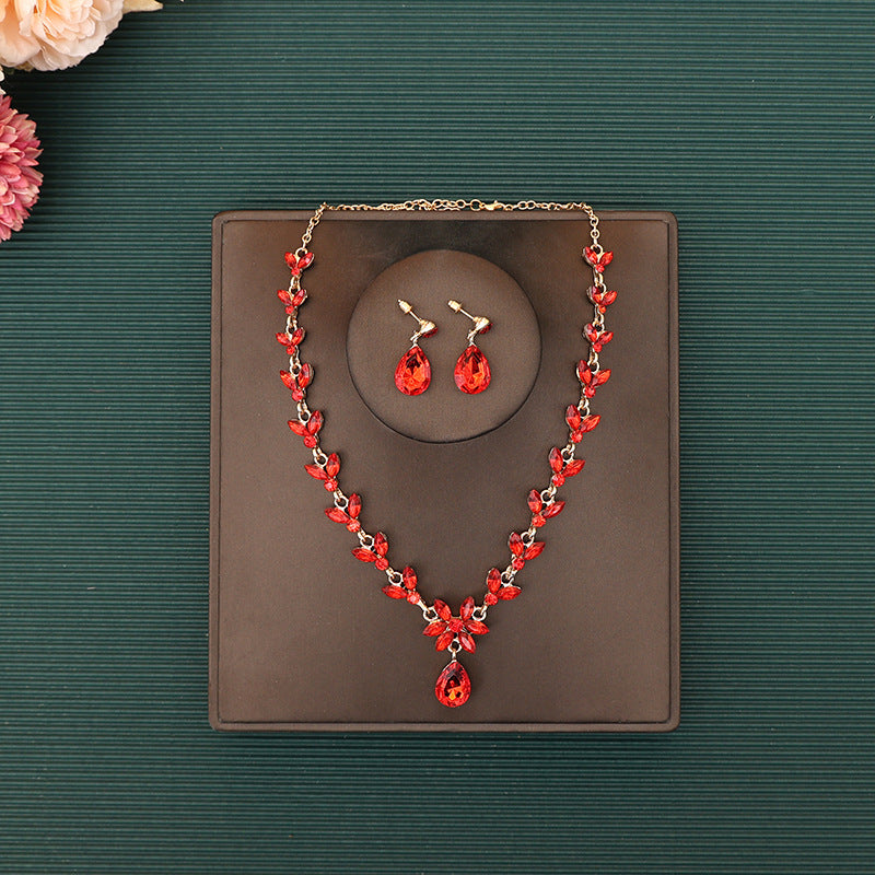 Necklace Earrings Two-piece Decorations   Jewelry