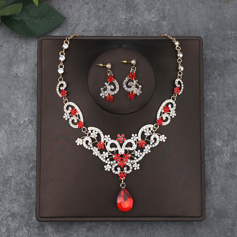 Necklace Earrings Two-piece Decorations   Jewelry