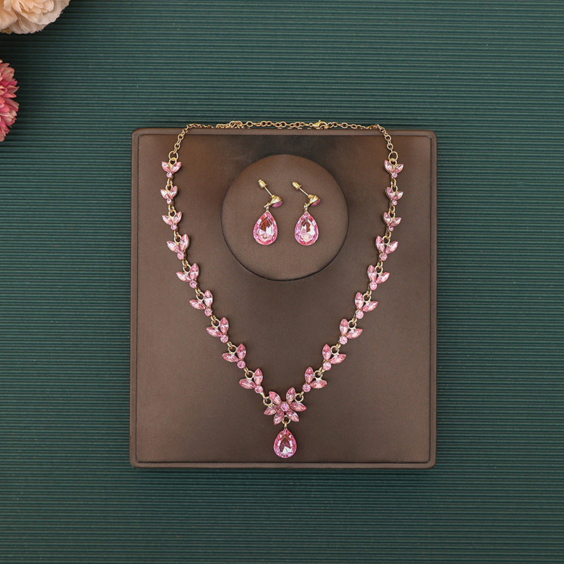 Necklace Earrings Two-piece Decorations   Jewelry