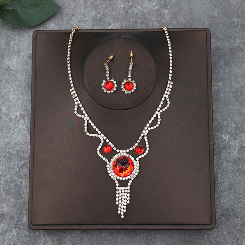 Necklace Earrings Two-piece Decorations   Jewelry