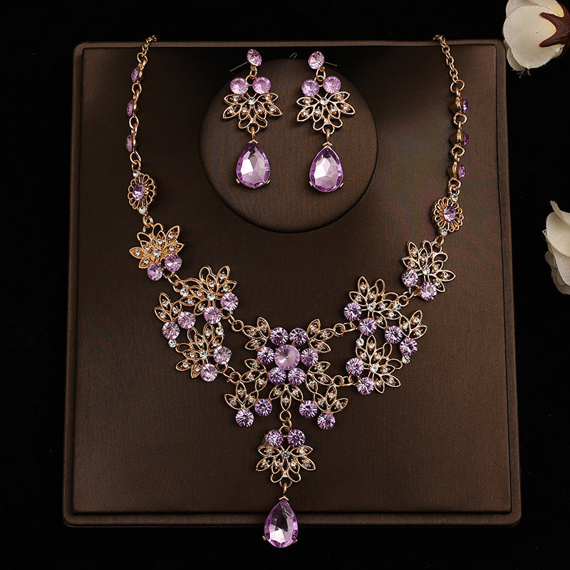 Necklace Earrings Two-piece Decorations   Jewelry