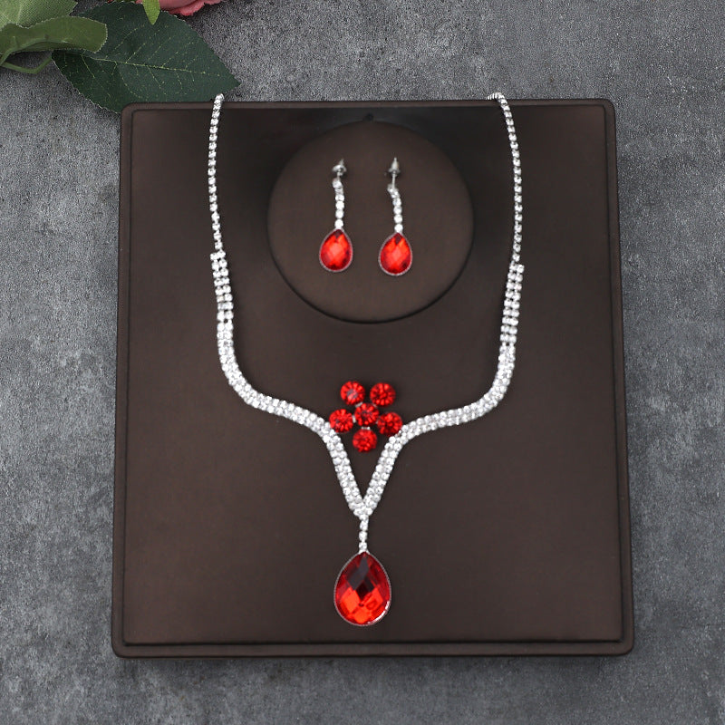 Necklace Earrings Two-piece Decorations   Jewelry