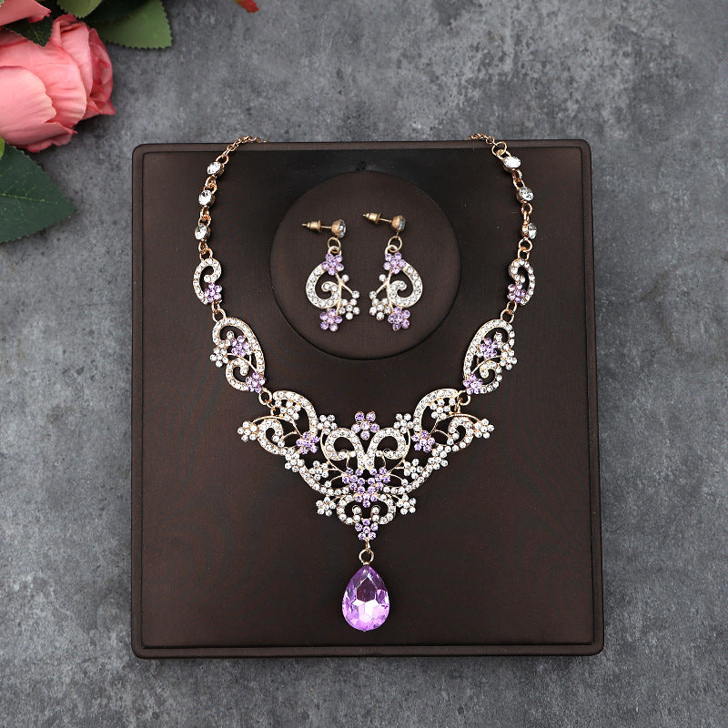 Necklace Earrings Two-piece Decorations   Jewelry