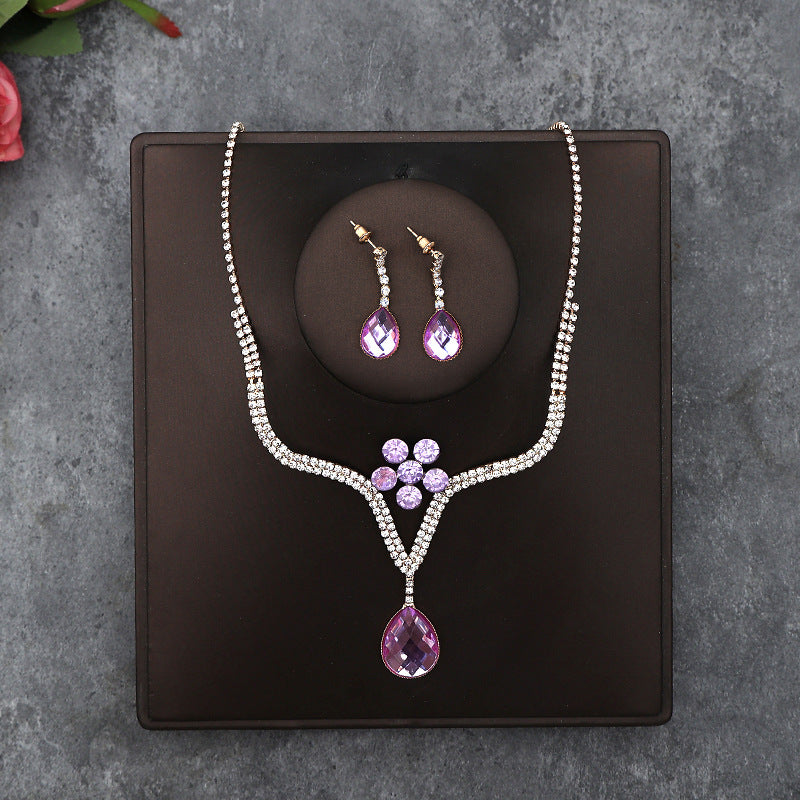 Necklace Earrings Two-piece Decorations   Jewelry