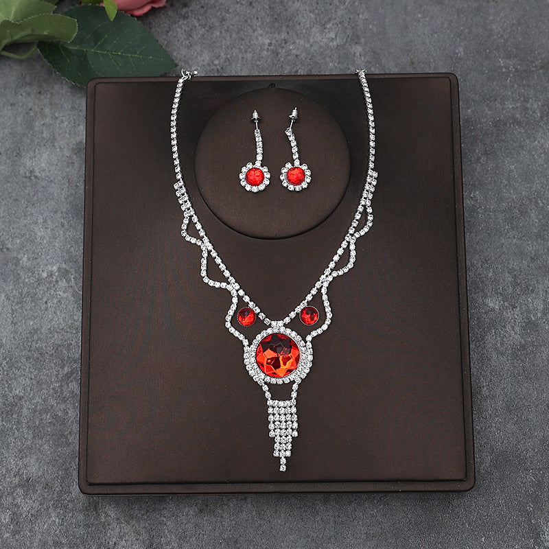 Necklace Earrings Two-piece Decorations   Jewelry