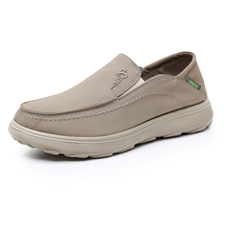 All-match Men's Shoes Casual Canvas Shoes Slip-on Non-slip Comfortable