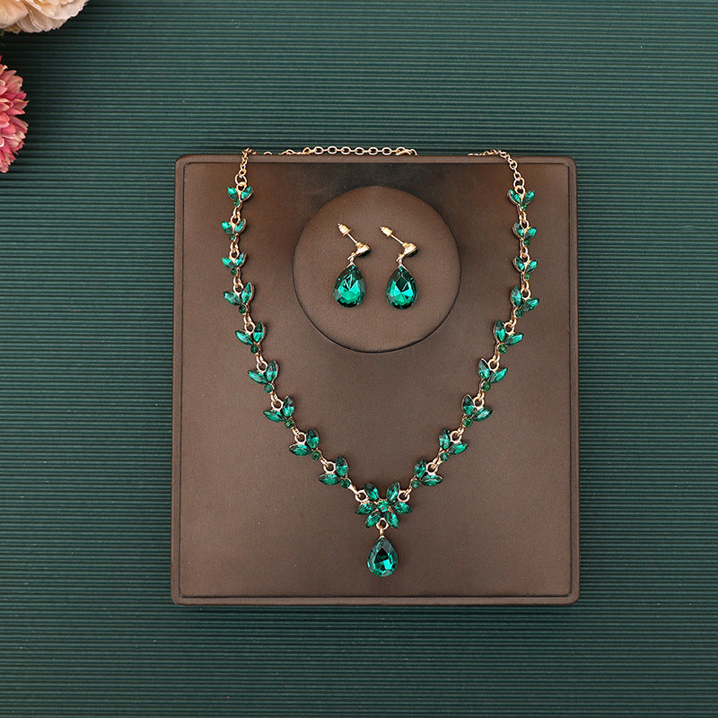 Necklace Earrings Two-piece Decorations   Jewelry