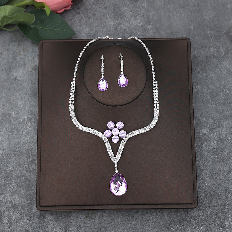Necklace Earrings Two-piece Decorations   Jewelry