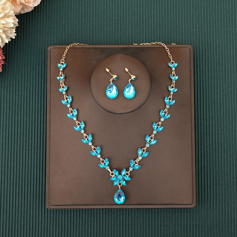 Necklace Earrings Two-piece Decorations   Jewelry