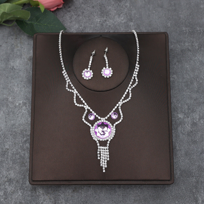 Necklace Earrings Two-piece Decorations   Jewelry