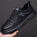 Bean Shoes Men's Casual Driving Shoes Soft Sole Fashion Leather Sneakers