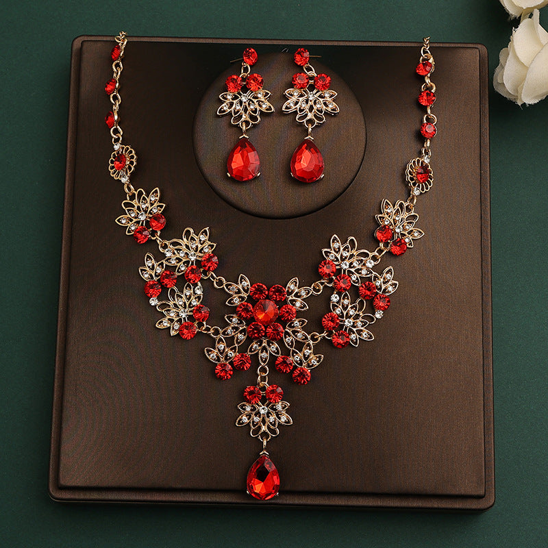 Necklace Earrings Two-piece Decorations   Jewelry