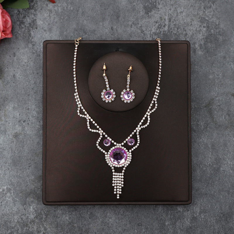 Necklace Earrings Two-piece Decorations   Jewelry