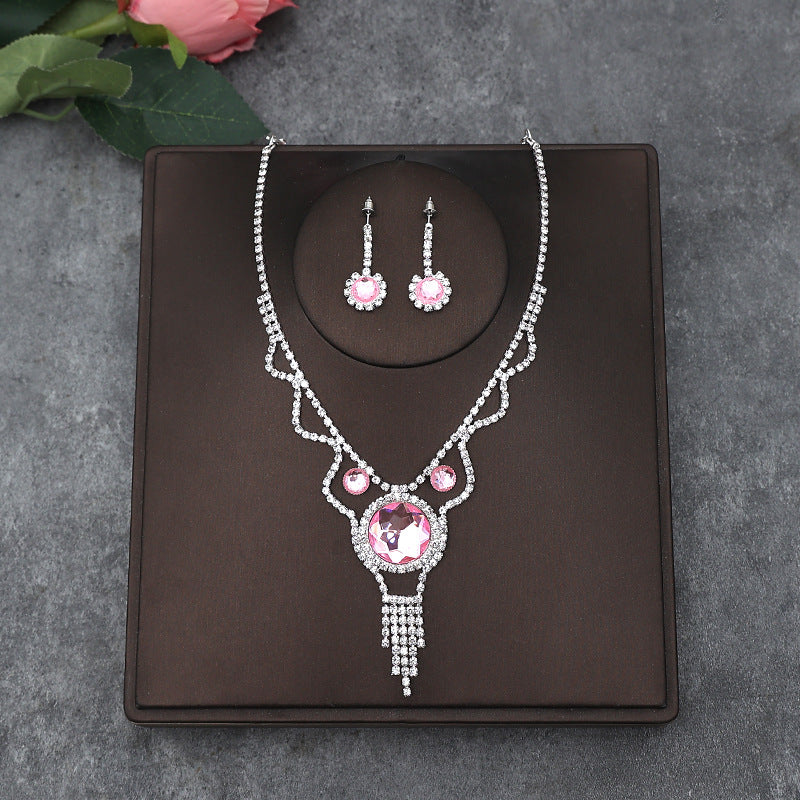 Necklace Earrings Two-piece Decorations   Jewelry
