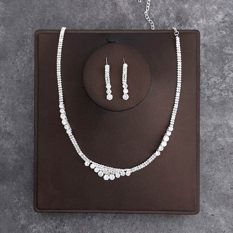 Necklace Earrings Two-piece Decorations   Jewelry