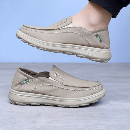 All-match Men's Shoes Casual Canvas Shoes Slip-on Non-slip Comfortable