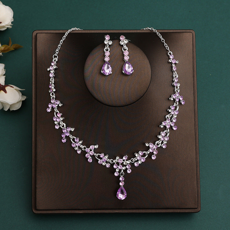 Necklace Earrings Two-piece Decorations   Jewelry