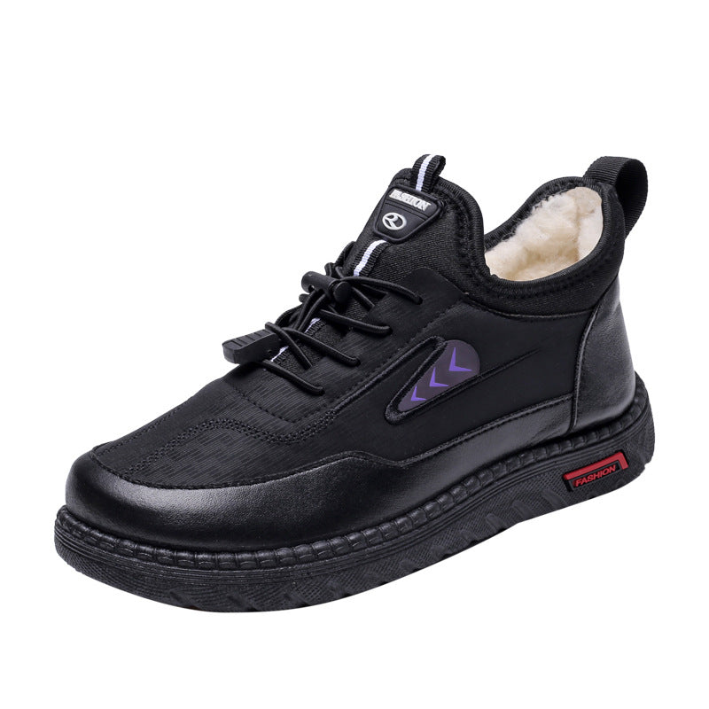 Cotton Shoes Winter Thickened Plush Comfortable Warm Waterproof Slip-on
