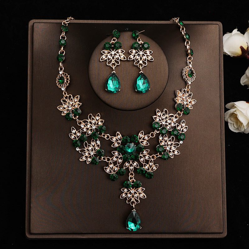 Necklace Earrings Two-piece Decorations   Jewelry