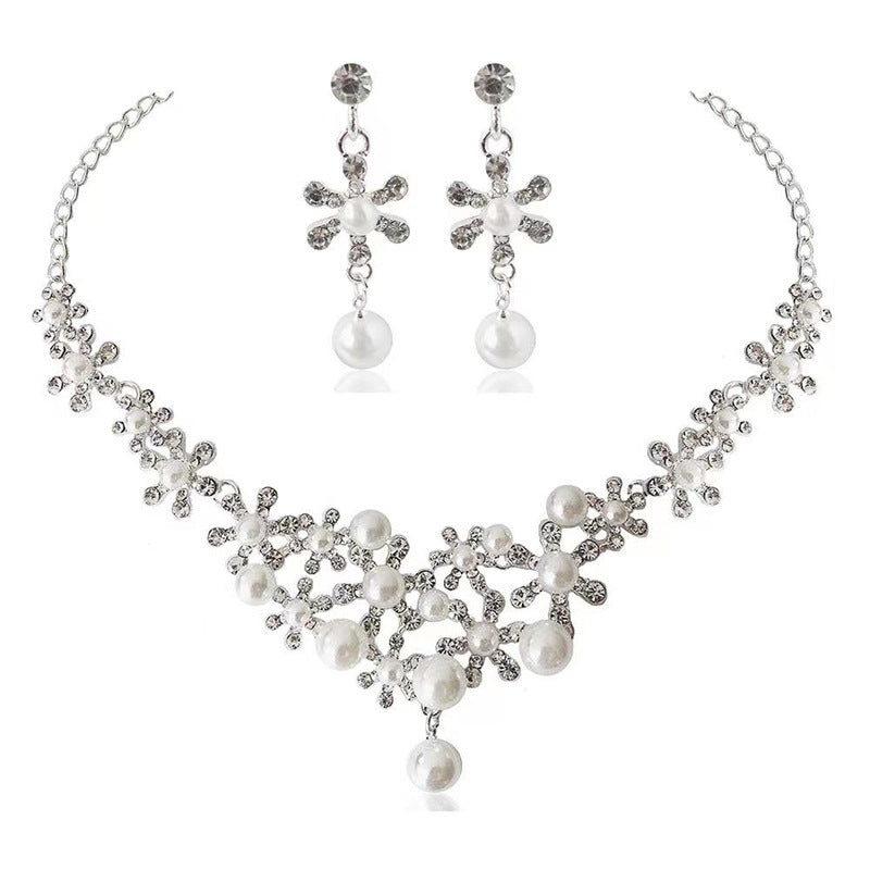 Necklace Earrings Two-piece Decorations   Jewelry