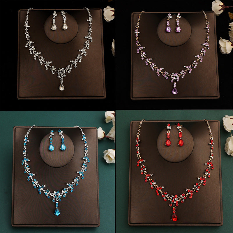 Necklace Earrings Two-piece Decorations   Jewelry