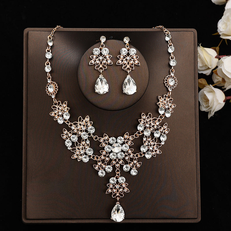 Necklace Earrings Two-piece Decorations   Jewelry