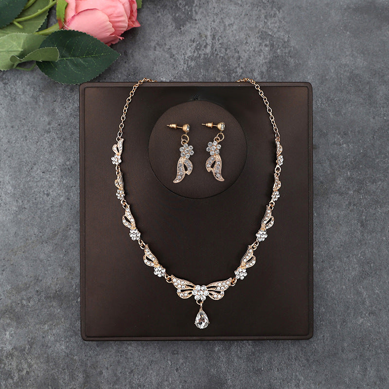 Necklace Earrings Two-piece Decorations   Jewelry