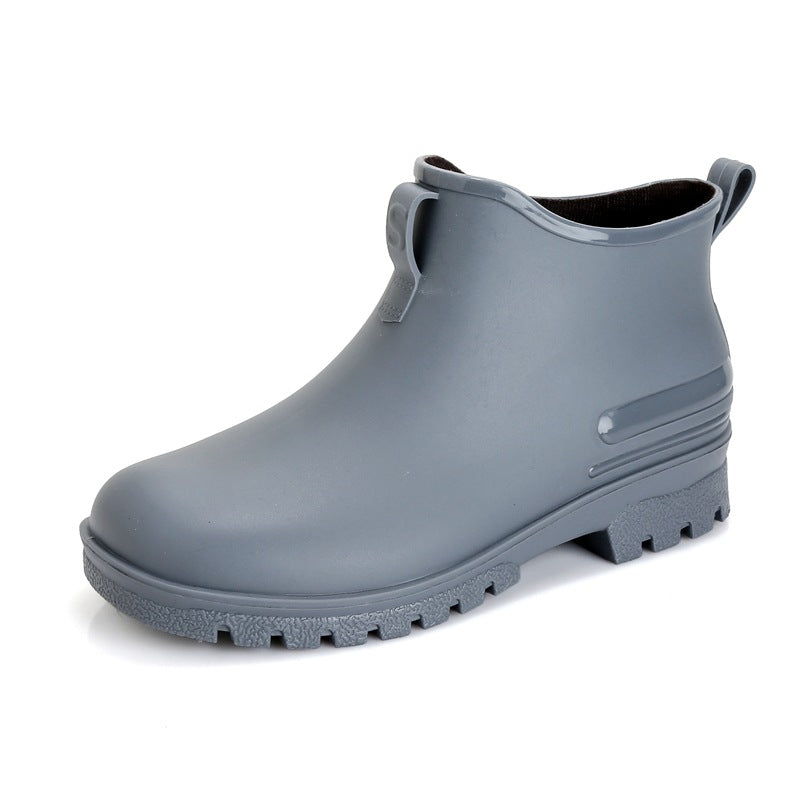 Low-Top Rubber Shoes for Men and Women, Non-Slip and Wear-Resistant