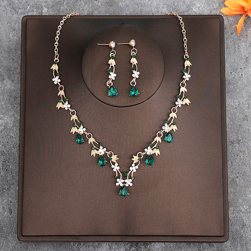 Necklace Earrings Two-piece Decorations   Jewelry
