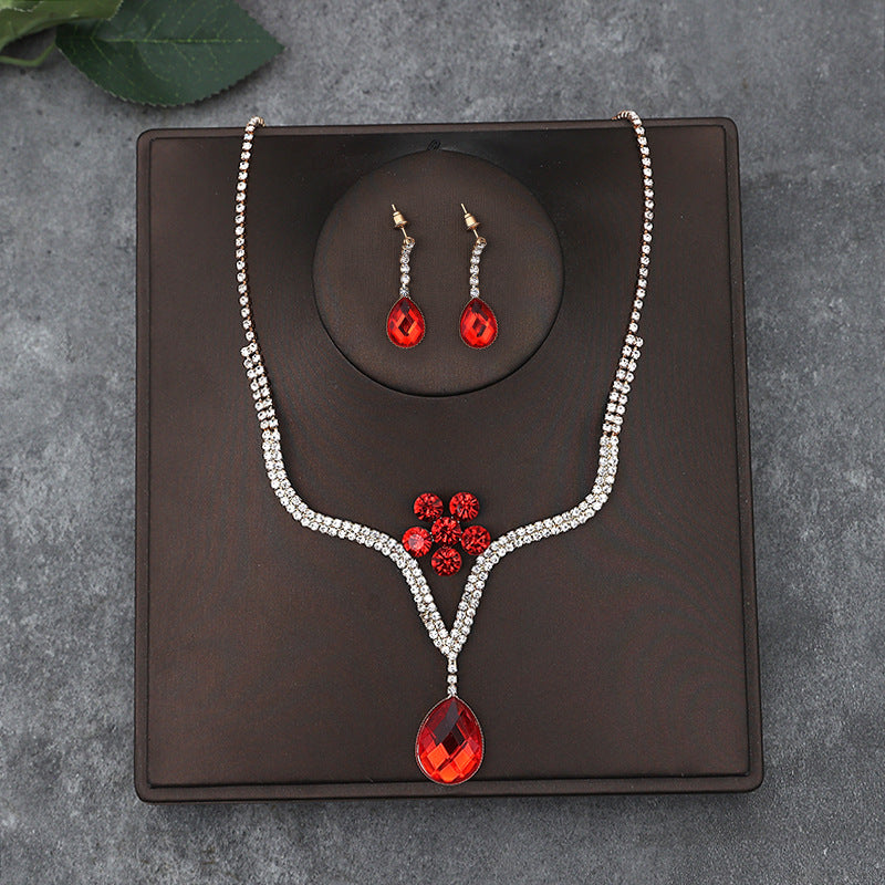 Necklace Earrings Two-piece Decorations   Jewelry