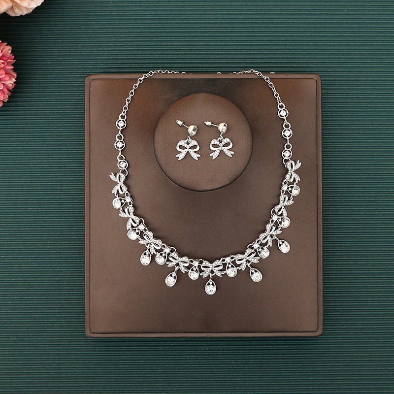 Necklace Earrings Two-piece Decorations   Jewelry
