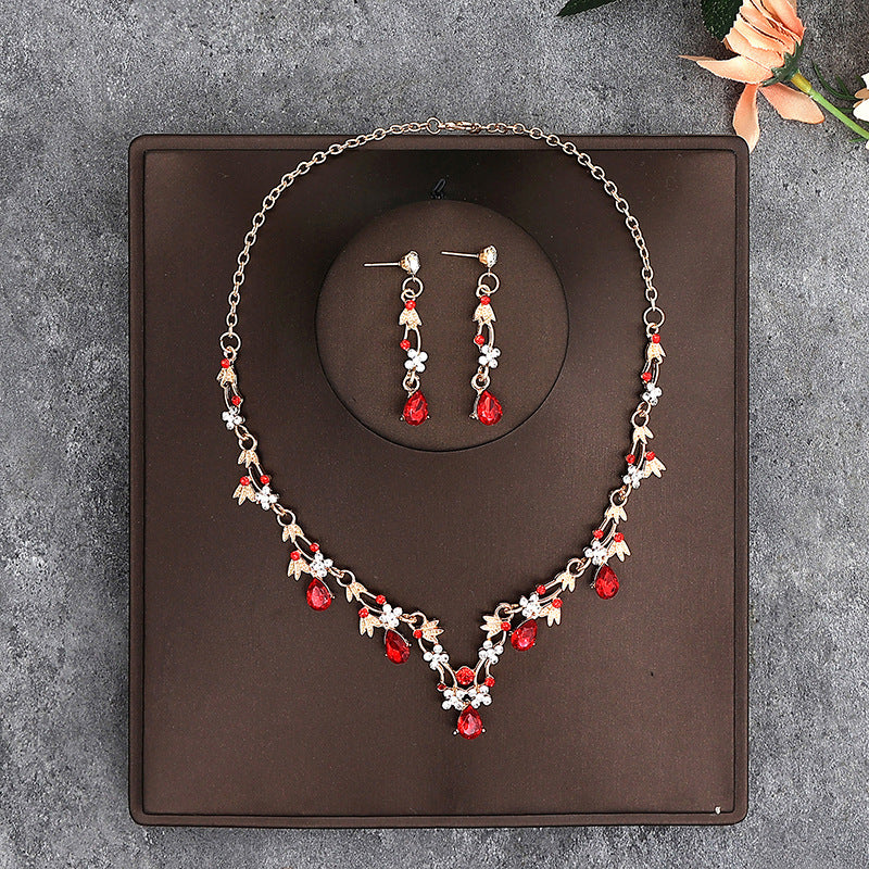 Necklace Earrings Two-piece Decorations   Jewelry