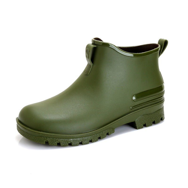 Low-Top Rubber Shoes for Men and Women, Non-Slip and Wear-Resistant