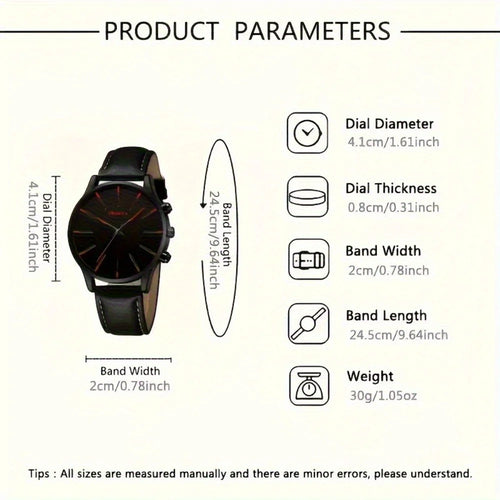 4 Pcs/set, Casual Men's Watchs
