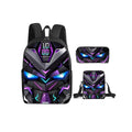 Mechanical Robots Print 3Pcs/Set Backpack with Messenger Bags ,Pencil Bags