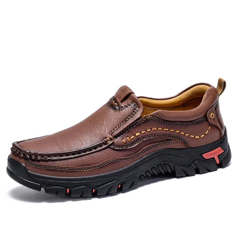 Brand Men Shoes High Quality Men's Casual Shoes Slip On Comfort Business Man Flats Shoes Outdoor Men Work Shoes