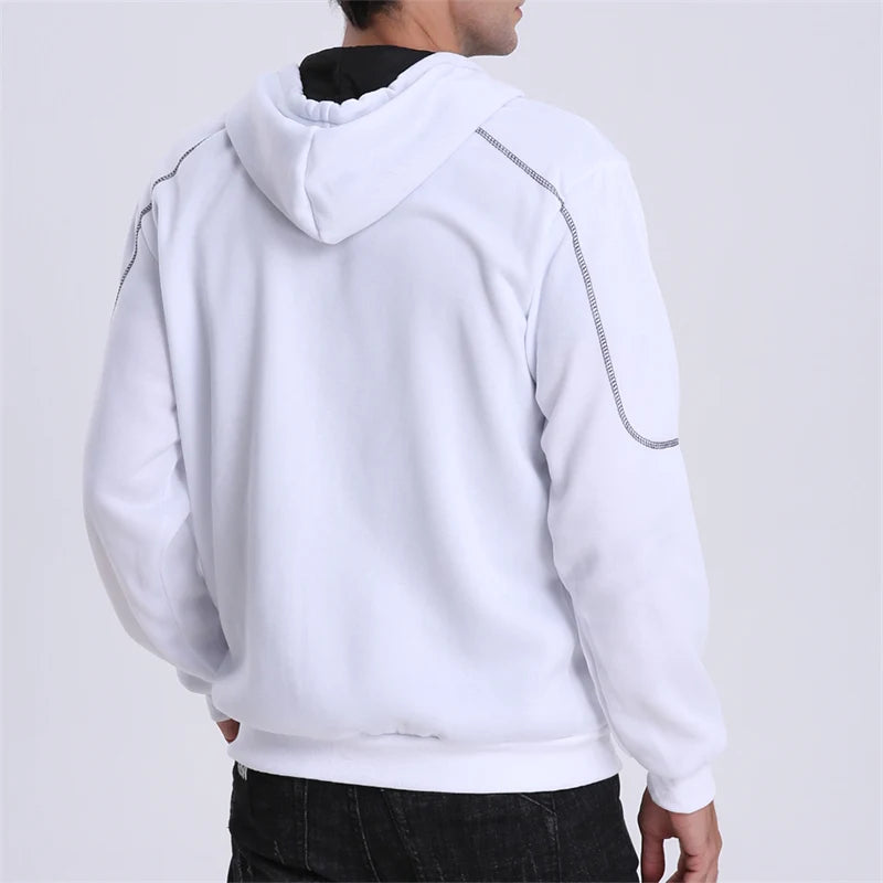 Men's Long Sleeve Zip Up Hoodie