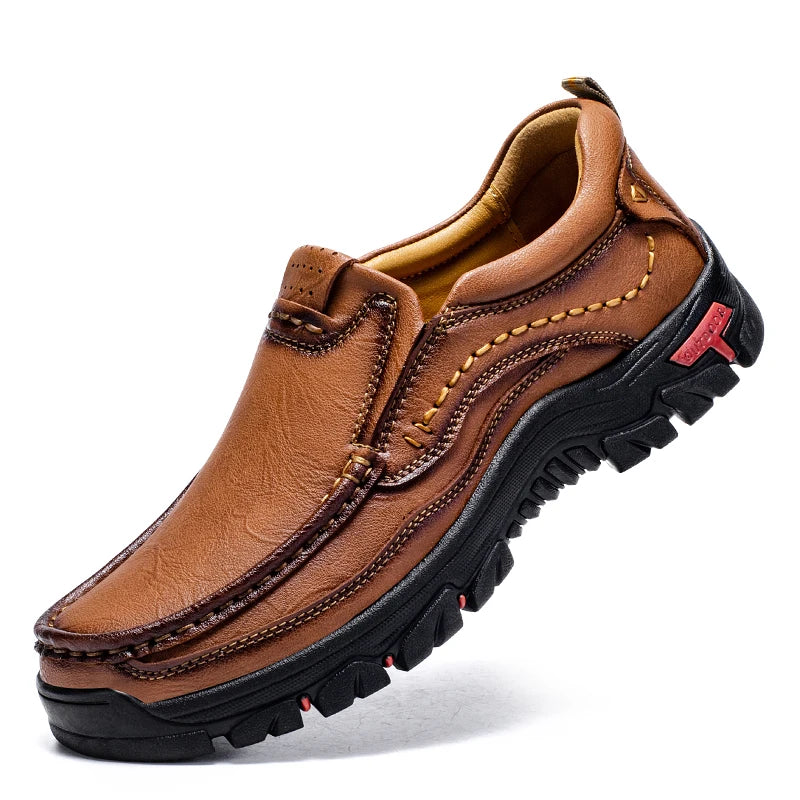 Brand Men Shoes High Quality Men's Casual Shoes Slip On Comfort Business Man Flats Shoes Outdoor Men Work Shoes