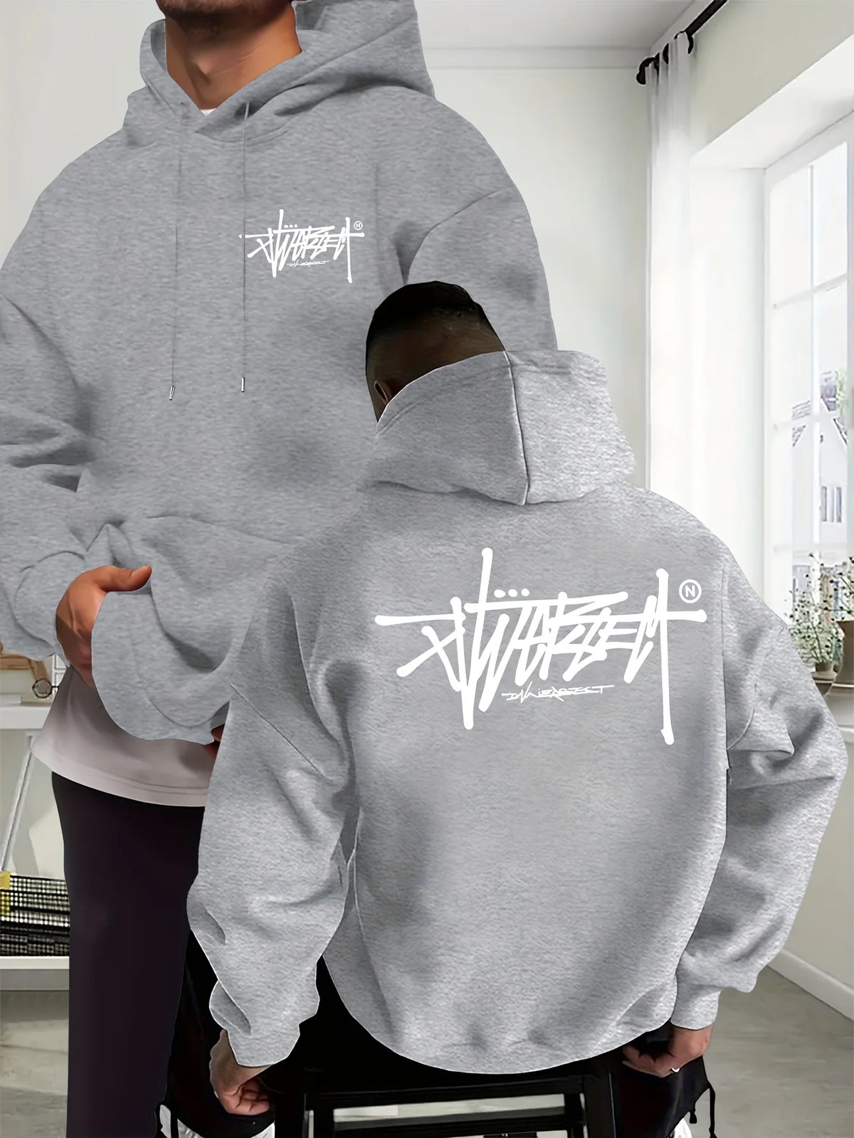New men's port hooded shirt