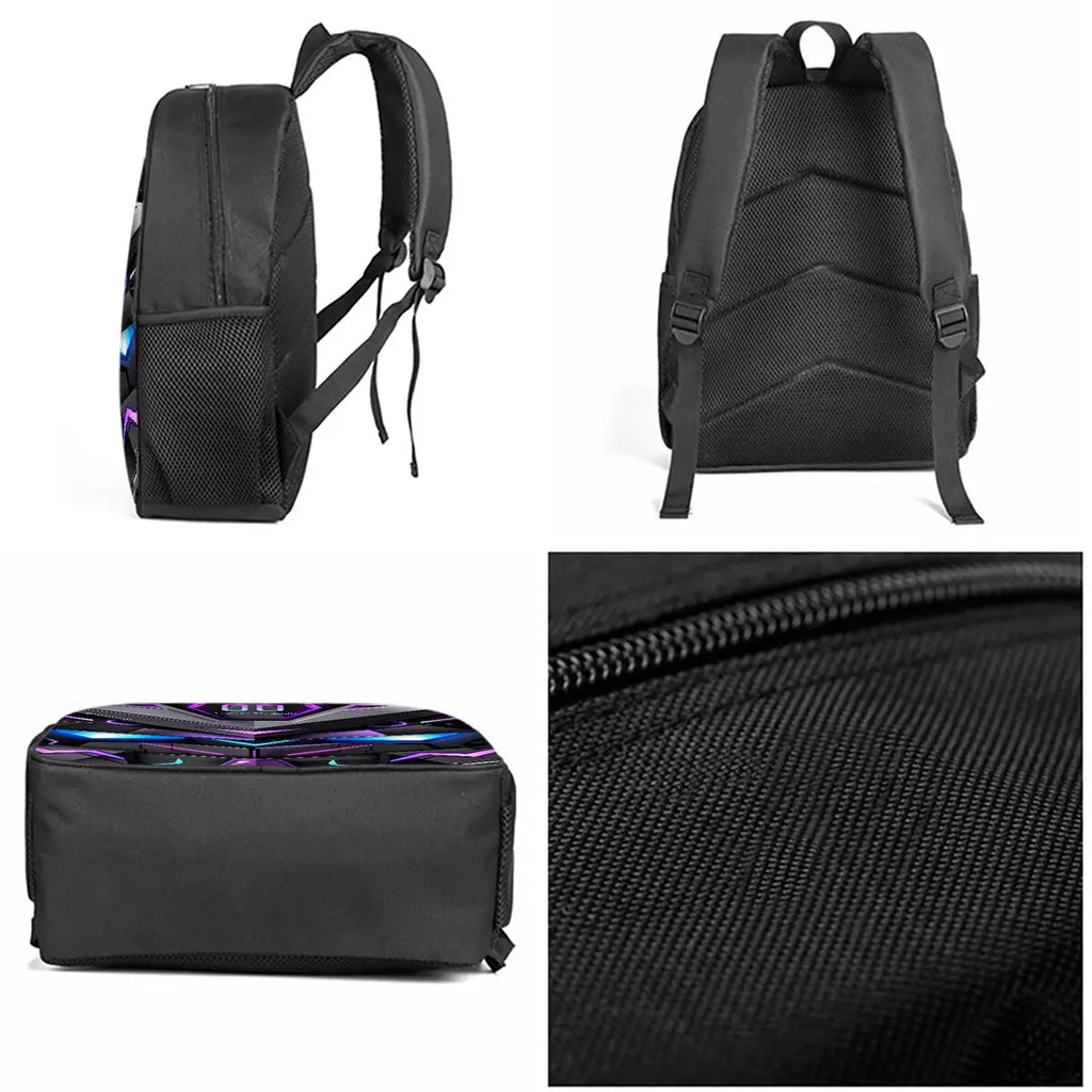 Mechanical Robots Print 3Pcs/Set Backpack with Messenger Bags ,Pencil Bags