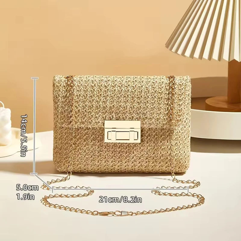 Crossbody Bag for Women Chain Strap Stylish Accessory Shoulder Bag