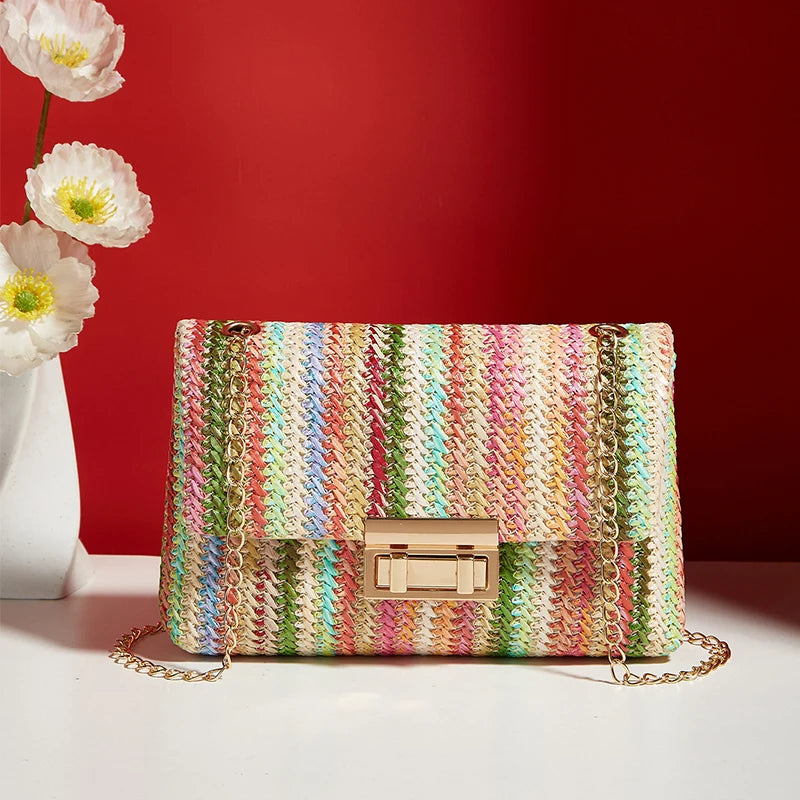 Crossbody Bag for Women Chain Strap Stylish Accessory Shoulder Bag