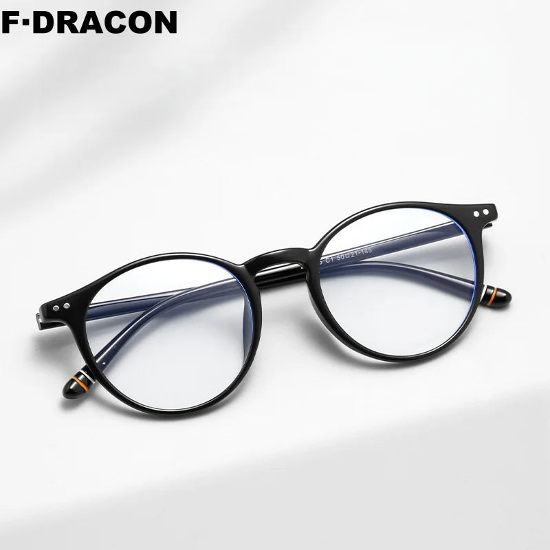 Ultra Light 10g Round Eyeglass Frame Retro Men's And Women's Eyeglass Frames Anti Blue Light Optical Prescriptio Frame 210575ZM