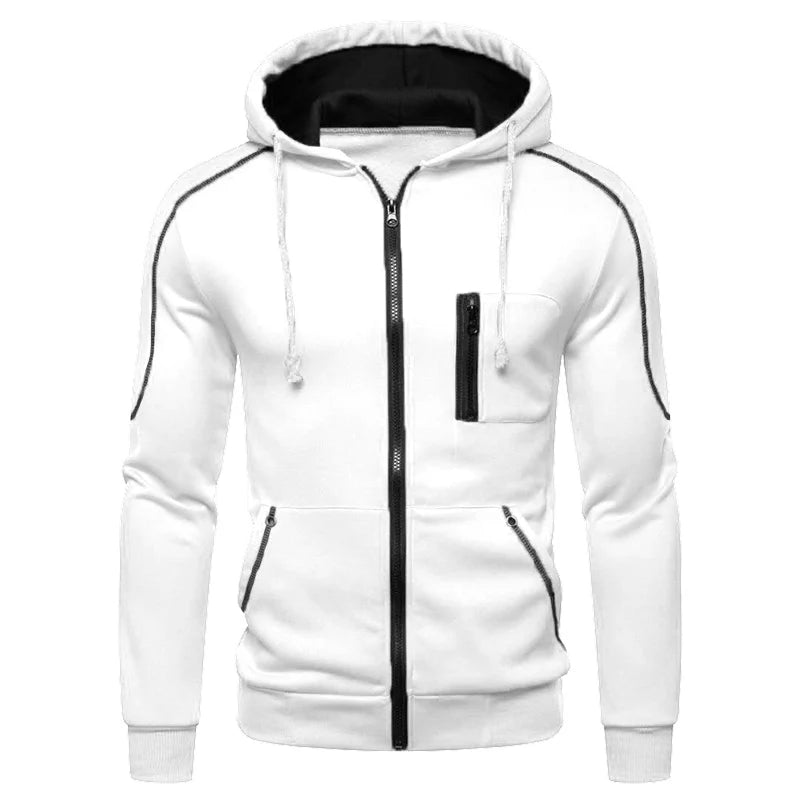 Men's Long Sleeve Zip Up Hoodie