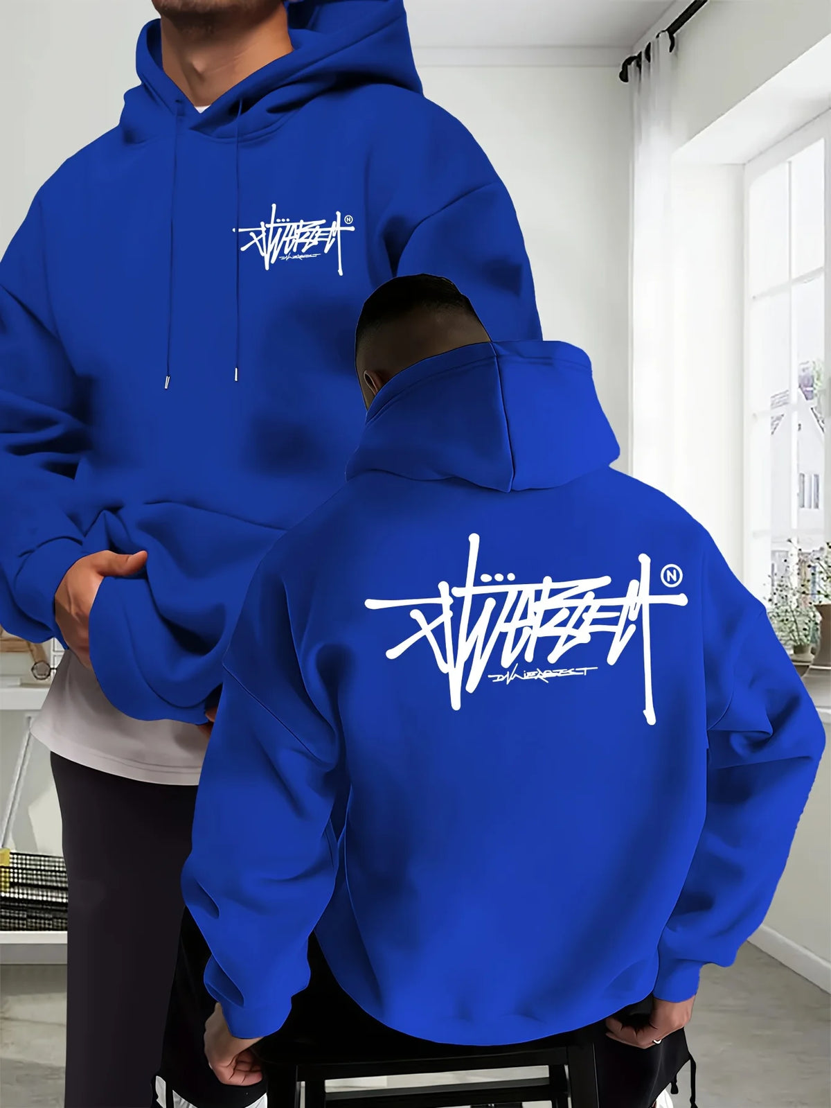 New men's port hooded shirt