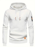 Men's Waffle Pattern Hoodie