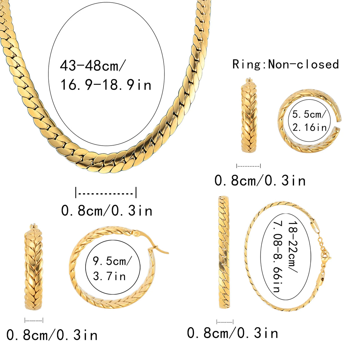 Five-Piece Jewelry Set