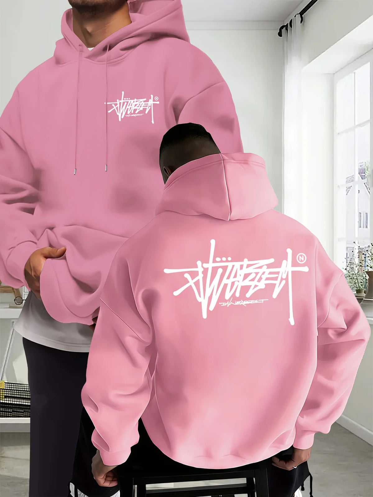 New men's port hooded shirt